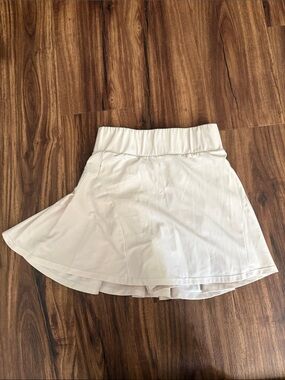 White Women's Tennis Skirt